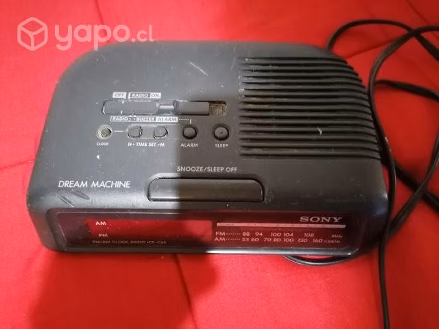 Radio despertador solo para repuesto