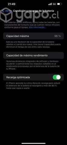 IPhone 13 Pro Max Alpine Green (Boleta) 98% - Imagen 5