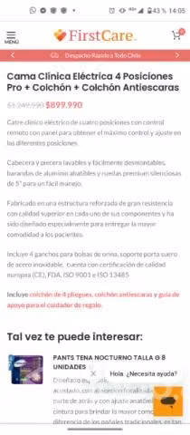 Catre clínico eléctrico - Imagen 5