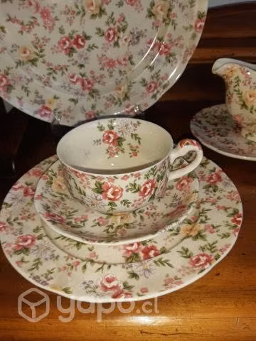 Fina porcelana china William James sin uso - Imagen 2