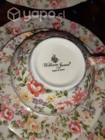 Fina porcelana china William James sin uso - Imagen 4