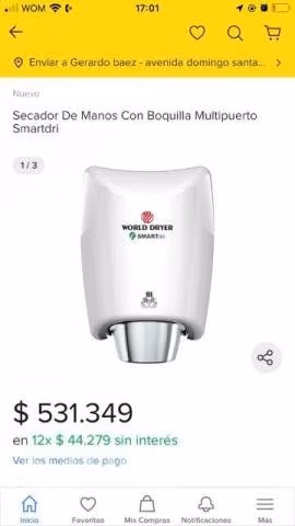 Secadora de manos nueva - Imagen 6