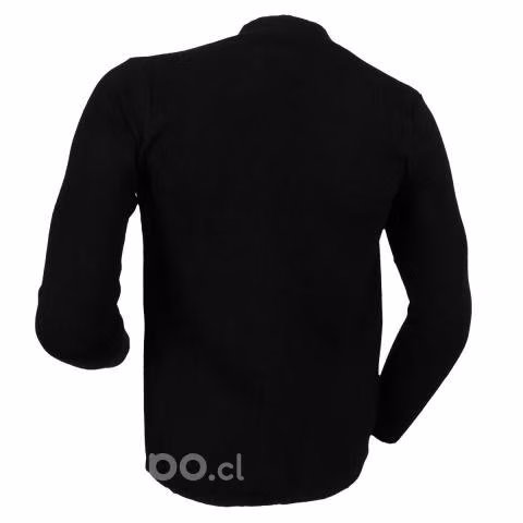 Chaleco L Exclusivo Abierto Manga Larga Negro
