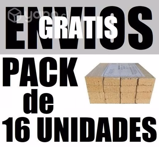 Ladrillo Refractario 23x5x2,5cm (pack 16 unidades)