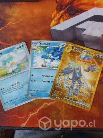Carta Pokémon tcg quaquaval ex - Imagen 3