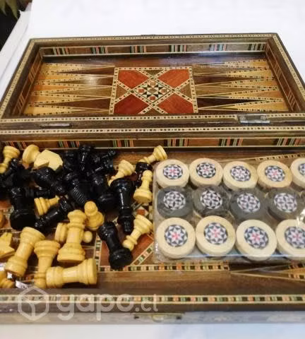 Hermoso Juego de Backgammon
