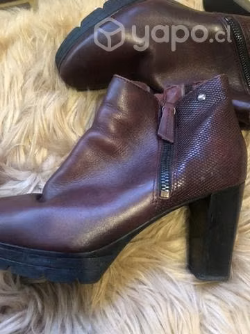 Lindos botines hush puppies de cuero n39