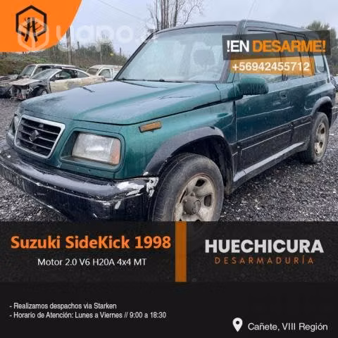 Cuarto esquina suzuki sidekick 1998