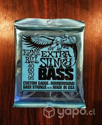 Cuerdas de guitarra y bajo Ernie ball