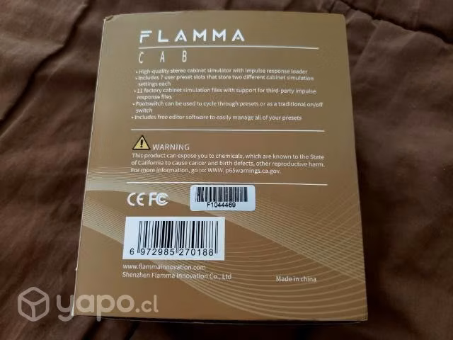 Flamma-Pedal de simulación de cabina, 11 IR
