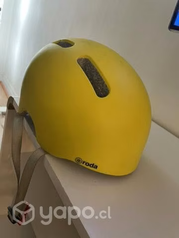 Casco roda amarillo talla S