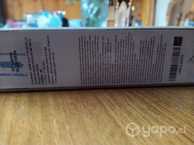 Notebook hp 15-dw1083la