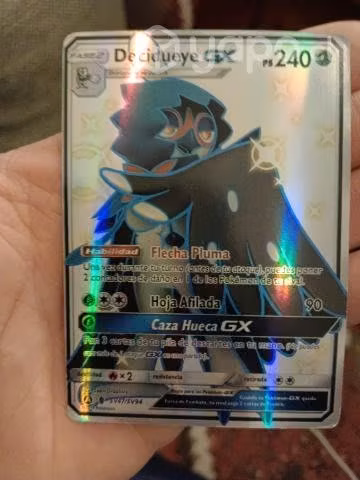 Carta Pokémon de decidirte gx shini holografica