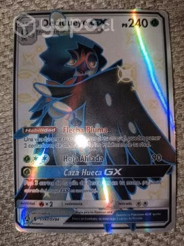 Carta Pokémon de decidirte gx shini holografica - Imagen 4