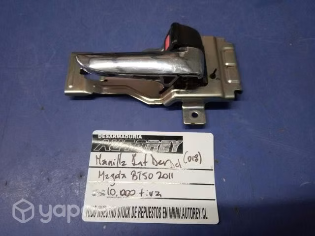 Manilla interior puerta del Der Ford Ranger 2007-