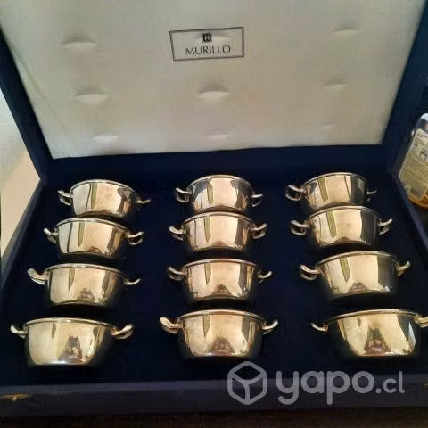 Set de 12 Tazas para Consomé de Plaque Murillo
