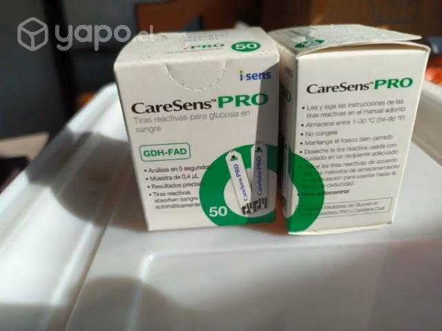 Tiras reactivas para glucosa en sangre