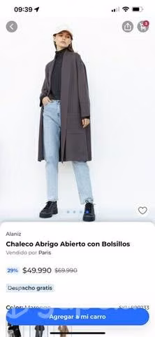 Abrigo largo nuevo - Imagen 2