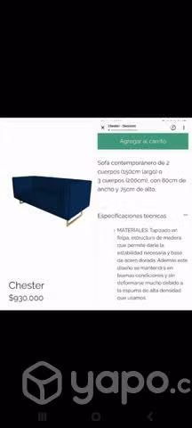 Sillón 3 cuerpos