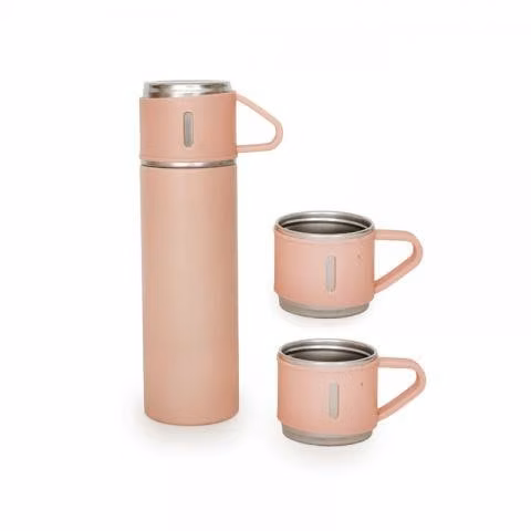 Set termos para agua caliente cafe + 3 tazas 500 m