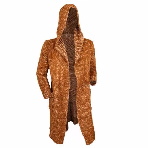 Chaleco XXXL Trenzado Naranjo Largo Modelo 6117