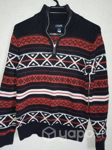 Suéter tricolor talla S