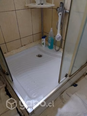 Cabina de baño , vidrio templado $20.000