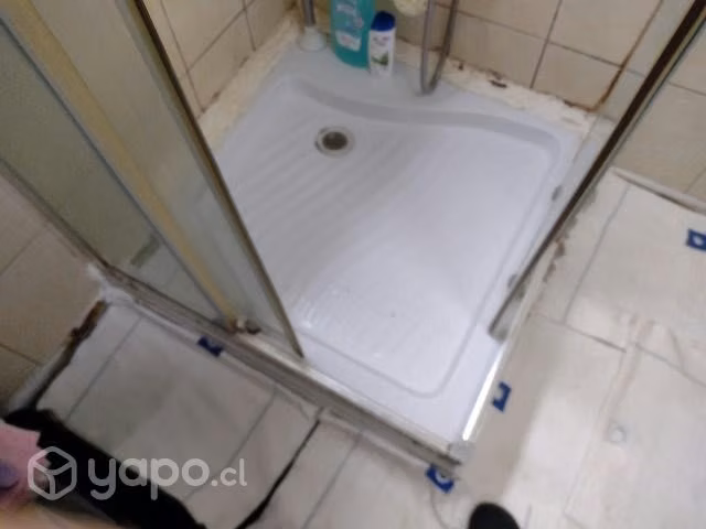 Cabina de baño , vidrio templado $20.000