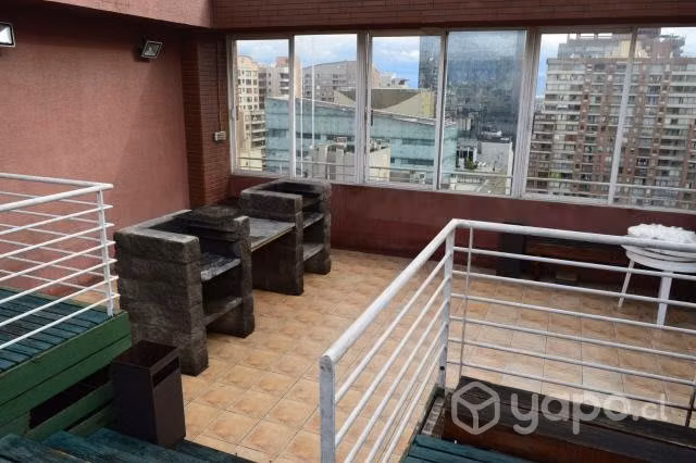 Depto en Edificio Casco Histórico Stgo