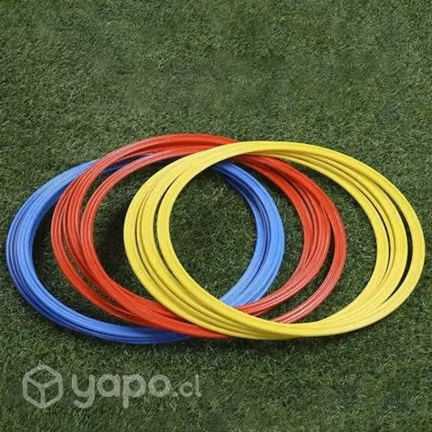 12 Aros de agilidad de 40cm para entrenamiento