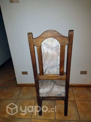 6 sillas de pino oregon 110 cm - Imagen 2