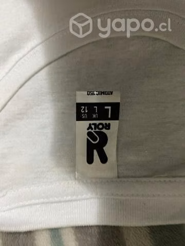Polera Blanca Nike L - Imagen 2