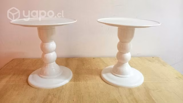 Set bases alzador dulces grande blanco candy bar