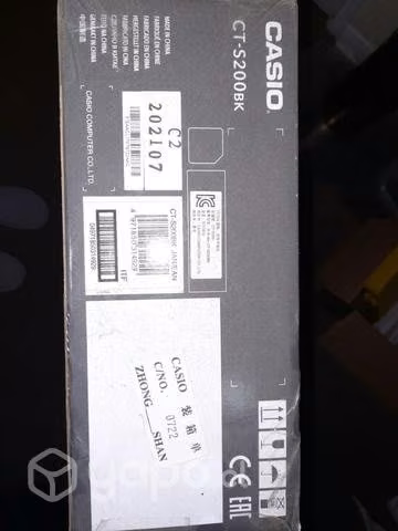 Teclado casio modelo casiotone CT- S200bk