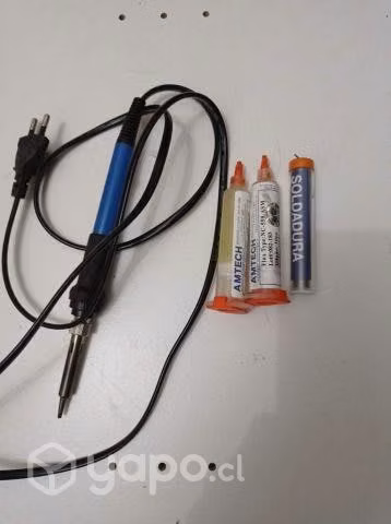 Cautin flux y pasta de soldar