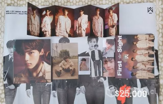 Álbumes kpop cravity, wei, eunsang, wooseok, h&d
