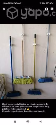 Soporte para las escoba pack 4
