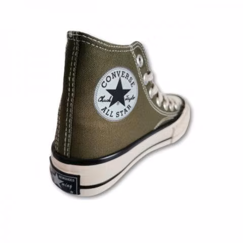 Converse en negro y verde - Imagen 2