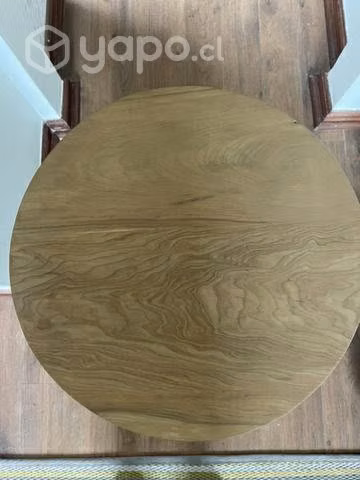 Mesa lateral madera fierro - Imagen 2