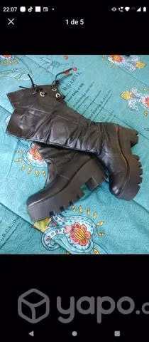 Hermosas botas cuero casi nuevas - Imagen 3