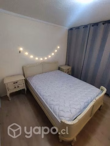 Cama 2 plazas + 2 Veladores + 1 Colchón - Imagen 3