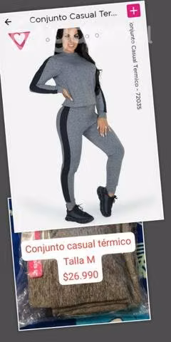 Conjunto casual térmico Romance