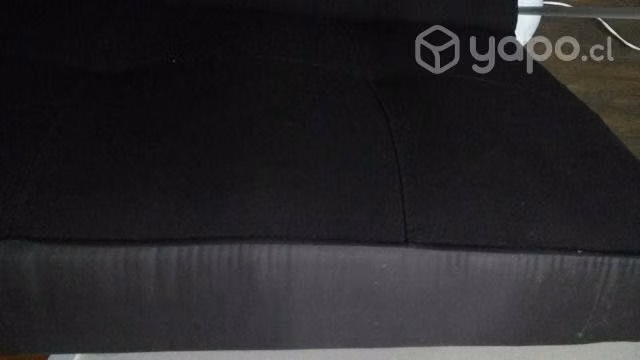 Futon de tela usado - Imagen 3