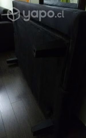 Futon de tela usado - Imagen 2