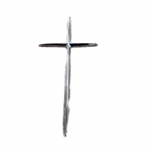 Cruz filo cromado 30 cm