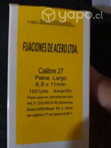 Fulminante calibre 27 Amarillo NUEVOS!