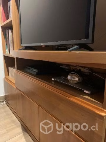 Mueble librero Rack TV Italiano impecable - Imagen 2