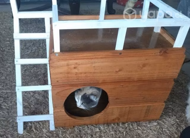 Casa para gatos artesanal