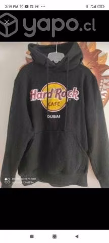 Poleron hard rocks original talla m