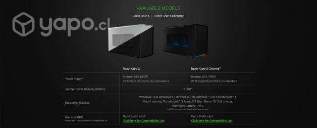 EGPU RAZER CORE X Chroma - Imagen 2